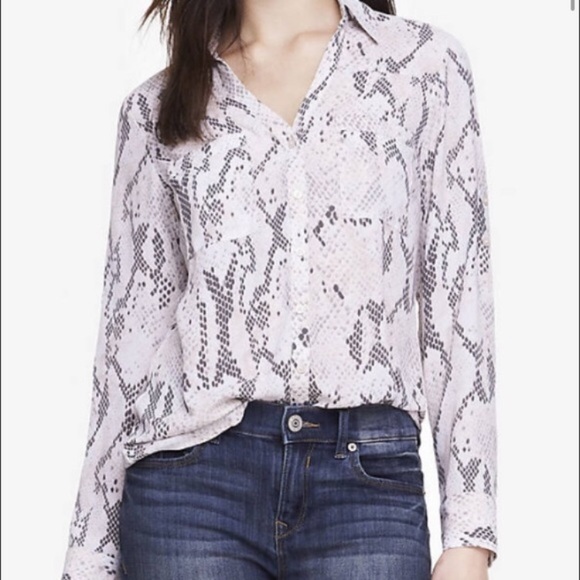Portofino Shirt Snakeskin Print 
